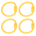 Miniatyrbillede 1 af 8: 4 stk. Bull Nose Ring Nylon Gul Høj Elasticitet Letvægts Farm Ko Næsering til Kvæg S