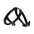 Miniatyrbillede 7 af 8: Cykel Vandflaskeholder Holder Polycarbonat Saddelpind Vandflaskeholder Adapter til Langdistance Udendørs Sort