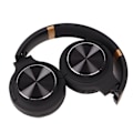Miniatyrbillede 6 af 8: Foldbart Bluetooth-headset Multifunktionelt støjreducerende HiFi Stereo Trådløse Bluetooth-hovedtelefoner Sort
