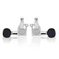 Miniatyrbild 8 av 8: 2R 2L stängda aluminiumlegeringar maskinhuvuden String Tuning Key Pegs Tuners för Ukulele