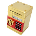 Miniatyrbild 6 av 8: Spargris Pengar Mynt Kan Auto Scroll Papper Pengar Sparlåda Mini ATM Mynt Bank Pengar Spara Box med Lösenord för Pojkar Flickor Leksak Present Guld