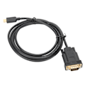 Pikkukuva 3 / 8: A0105 USB 3.1 TypeC - VGA Urosadapterikaapeli 1,8 m Johto Tietokonetarvike Musta