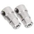 Miniatyrbilde 4 av 8: 2 stk. metall bakakseldeler for 63 mm dekk Passer for WPL D12 1/10 RC lastebil (045S)
