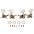 Miniatyrbild 1 av 8: 4 st Guitar String Tuning Peg 2 Hål 2 Vänster 2 Höger Tuner Key Machine Head Set Kit