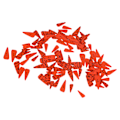 Miniatyrbilde 6 av 7: 100 stk oransje gulrotknapper 4 størrelser DIY søte treknapper for å sy jul med 2 hull rette