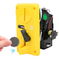 Miniatyrbild 5 av 8: Jämförande myntväljarlåda Acceptor CPU med LED Light Flip Cover för Game Machine Yellow