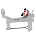Miniatyrbillede 6 af 8: Bådstangs Holder Stativ 360 Grader Rotérbar Aluminium Legering Modifikation til 15‑55mm/0.6‑2.16in Stang