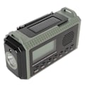 Miniatyrbilde 3 av 8: Nødradio FM AM SW WX 10000mAh Solcellelading Bærbar LCD Digital Display Håndsveiv Radio for utendørs bruk