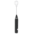 Miniatyrbillede 2 af 8: Håndholdt elektrisk ægpisker USB-opladning kagepisker til hjemmekøkkenrestaurant (sort)