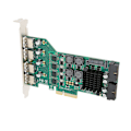 Miniatyrbillede 2 af 8: PCIE til USB 3.0 udvidelseskort uafhængig 4 kanaler 5Gbps USB3.0 3A strømforsyning PCI Express USB 3.0-kort til Windows