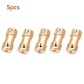 Miniatyrbillede 2 af 7: 5 stk Motoraksle Koblingsmuffe Koblingshylse Overføringskobling Adapter (3,0-6,0 mm)