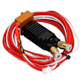 Miniatyrbilde 4 av 8: 2 In 1 Out Hotend Kit 2 Farger Metall 12V 3D-skriverekstruder med silikonskyddsskruer for Ender 3 for CR10S Pro 24V