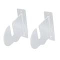 Miniatyrbillede 6 af 8: 2 stk Skateboard Væghængt Display Stativ Akryl Skateboard Væghængere Horisontal Display Stativ til Longboard Snowboard Transparent
