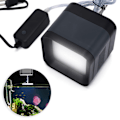 Miniatyrbillede 6 af 8: ADT‑220C Sort Grå Vandafvisende Fuld Spektrum Akvarium Montering Lampe Fiskekummer Vandplanter LED-lys CN-stik 220V