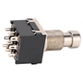 Miniatyrbilde 3 av 8: 9-pins bryter for gitarpedalboks metall PVC Høytemperaturbestandig for lydutstyr Svart