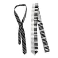 2 Pcs. Piano Music Staff Tie Comfortable Tie