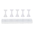 Miniatyrbillede 1 af 8: Akryl Nail Art Holder Salon Fingernegl Display Stativ Magnetisk Nail Art Træningsstand