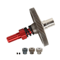Miniatyrbilde 7 av 8: 91T Slipper Gear Set Differensial Oppgraderingsdeler Metall Tannhjulsett for Arrma Senton 1/10 RC Biler Rød
