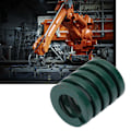 Miniatyrbillede 5 af 7: 2 stk OD 25 mm ID 12,5 mm Heavy Load Form Spring Grøn (TH25*30mm)
