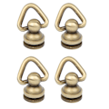 Miniatyrbillede 1 af 8: 4 stk Metalring Skruer Rundt Hoved Dobbelt Nit Spik Roterende Spikes DIY Læder Håndværk Tilbehør Bronze