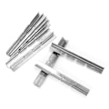 Miniatyrbillede 6 af 8: 10 stk 3-huls vægeholdere i rustfrit stål til DIY-lys