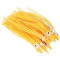 Miniatyrbillede 7 af 8: 10 stk. Fiske Agnsmad Kunstig Fiske Lokkejig Tilbehør til Flod Bnak Sø 8cm Længde Orange Laser