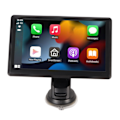 Pikkukuva 2 / 8: 7 tuuman Bluetooth-autoradion langattoman CarPlayn ja Android Auton peililinkillä, takakameralla ilman muistikorttia