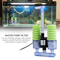 Miniatyrbilde 7 av 8: Mini Akvarium Fiske Tank Svampakvarium med nedsenkbar vannpumpe 220-240V CN-kontakt (XY-2902)