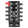 Miniatyrbild 7 av 8: PC Chassi Fläkt Hub Dator Tempreture Regulator 4pin CPU Kylning Hub för datorfodral Med PWM Cable4D Interface