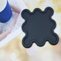 Miniatyrbillede 2 af 5: PVC Blød Gummi Underlag Varmeisolering Kop Mad Hjem Køkken Innovativ Kop Skål Pad Sort