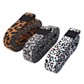 Miniatyrbillede 2 af 8: Unisex Leopard Print Pull Up Assistance Band Lange Modstandsbånd til Træning
