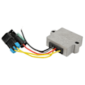 Miniatyrbillede 1 af 8: Spændingsregulator 5 ledninger Udskiftning af aluminiumslegering til Mariner påhængsmotorer 4-takts 30 40 50 60 hk motorer