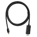 Pikkukuva 2 / 8: Uros-uros adapterikaapeli Mini DP HDMI Video Tietokone TV-tarvikkeet B0203 Musta
