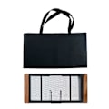 Miniatyrbillede 1 af 6: Udendørs sammenklappeligt netbord Vandafvisende grillbord Bærbar sidegrillbord i træ Bord og stofpose