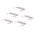 Miniatyrbillede 8 af 8: 5 stk 20g Vib Fiske-Lokkemad Metal Vib Hård Fiske-Lokkemad Kunstige Hårde Lokkemad Falsk Agnsilv