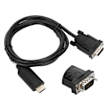Miniatyrbild 7 av 8: HDMI till VGA-omvandlaradapter Digital till analog signaltransformator med 1,2 m kabel