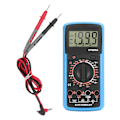 Miniatyrbild 1 av 8: Smart digital multimeter LCD-skärm Multifunktionell kretsdetektionsmätare för hushållsblå