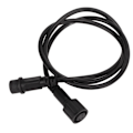 Miniatyrbilde 8 av 8: Hastighetssensor forlengningskabel 3-polet hunn til hann forlengningssnor for Bafang BBS01 BBS02 BBHD midtmotor 60 cm