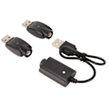 Miniatyrbillede 2 af 8: Smart USB-lader til USB-adapter med LED-indikator Intelligent overopladningsbeskyttelse Sort
