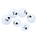 Miniatyrbilde 4 av 8: 6 stk. langdistanse golfballer doble lag svingende treningsballer for golfspill