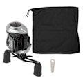 Miniatyrbild 1 av 8: Digital Display Baitcasting Reel 16+1BB 6.3:1 Utväxling Centrifugalbroms Fiskehjul (Silver Dual Arm Right Hand)