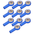 Pikkukuva 5 / 8: 10 kpl RC M2 pallopäätä Ruostumattomat Korroosionkestävät Kevyet RC-linkkipallopäänpidikkeet RC-autoille Roboteille Autoille Sininen