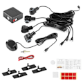 Miniatyrbild 2 av 8: Intelligent parkeringshjälpsystem 4-sensorsond Bil Auto Reverse Radar 65dB Summer Alert Kit