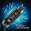 Miniatyrbild 6 av 7: USB Tester Voltmeter Amperemeter Effekt / Kapacitet / Mobilt Power Test Tool för väggladdare
