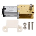 Pikkukuva 1 / 8: DC6V yksiakselinen matovaihteinen moottori kiinnitysjalustalla Micro DC vaihdemoottori Nopeudenvaihtamoottori 190 RPM (1:42 Vähentämissuhde)