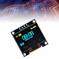 Miniatyrbild 6 av 8: Gul Blå Dubbelfärgad 3,3V 5V 0,96tum organisk LED-skärm Organisk LED-displaymodul IIC I2C seriell skärm
