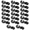 Miniatyrbillede 2 af 6: 20 stk. Bremsekabel Clips Line Slange Fastgørelsesring Sort SHook Guide til MTB Cykel