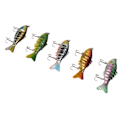 Miniatyrbilde 7 av 8: 5 stk 15g 9,5 cm Multi-leddet Fiskeagn Bærbar Segment Realistisk Svømmeagn for Ferskvann Saltvann