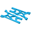 Miniatyrbilde 4 av 8: 2 stk. forreste opphengsarmer Aluminiumlegering Erstatning forreste nedre arm for ARRMA 1/10 fjernstyrt bil Blå