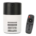 Miniatyrbild 7 av 8: Miniprojektor HD 1080P Bärbart filmljud Dubbla fläktkylning Filmprojektor för DVD 100V‑240VSvart Vit EU-kontakt